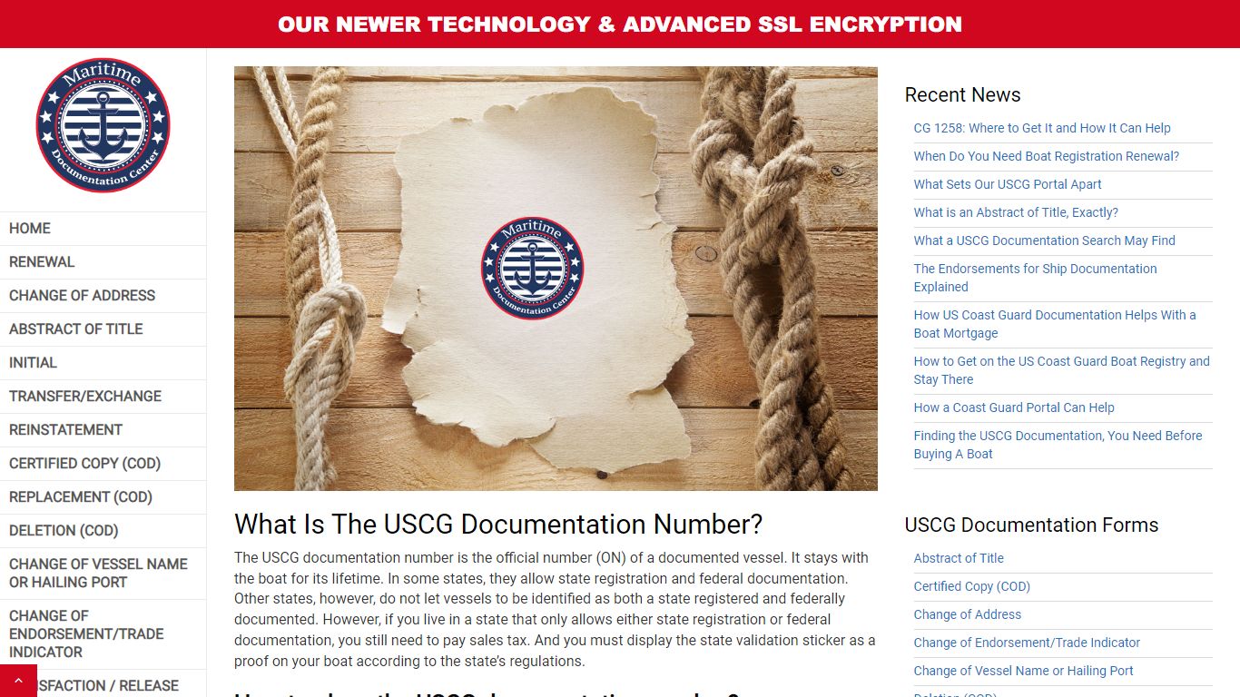 What Is The USCG Documentation Number - Types Of Documentation